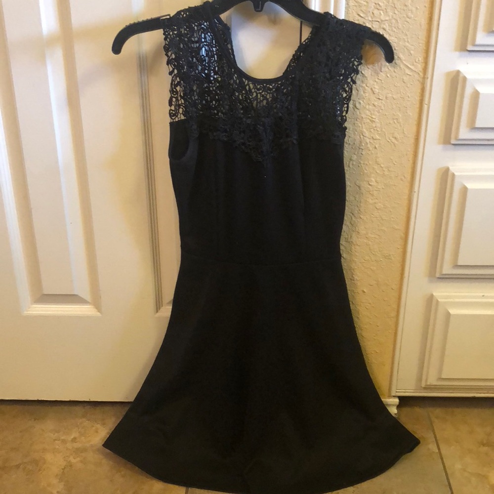 Black formal dress